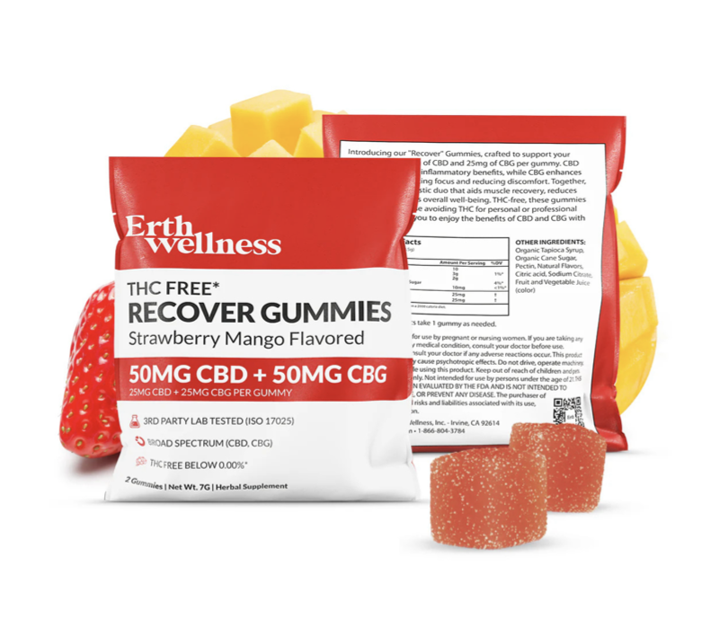 Erth Wellness 2ct Gummies / Strawberry Mango